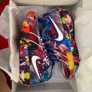 Nike Air Zoom GT Cut 3 x Jewell Loyd Men's size 7.5 Paint Splatter IF2522 100